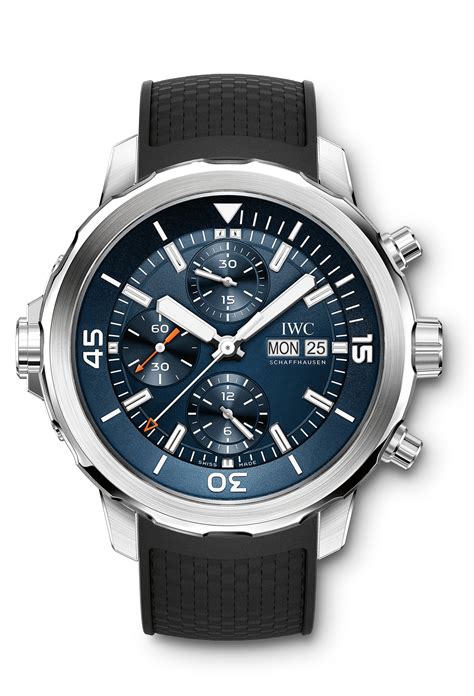 iwc aquatimer chronograph titanium|iwc aquatimer chronograph jacques cousteau.